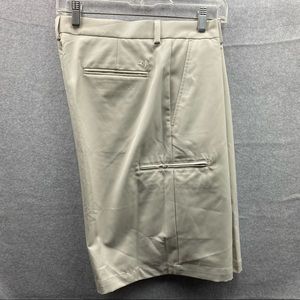 Grand Slam Golf Flat Front Shorts Beige Size 36
